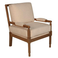World Menagerie Bobbin Twister Transitional Lounge Chair