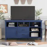 Latitude Run® TV Stand For TV Up To 68 In With 2 Doors And 2 Drawers Open Style Cabinet, Sideboard For Living Room