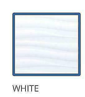 Wavy white glossy tile.  ONLY $2.59 sf!!  Wall tile in a large format size. In stock!  ***Instant CURBSIDE PICKUP*** in Bathwares in Windsor Region - Image 3