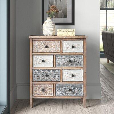 Mistana™ Quinlan 8 Drawer Apothecary Accent Chest in Dressers & Wardrobes
