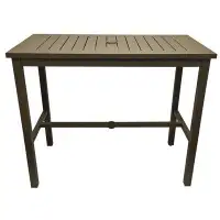 Grosfillex Expert Sigma 51 L x 28 W Outdoor Table