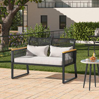 Edrosie Inc Outdoor Loveseat with Cushions
