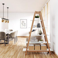 Ebern Designs Ravinder Ladder Bookcase