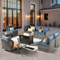 Latitude Run® 10-piece Outdoor Patio Sectional With Cushions