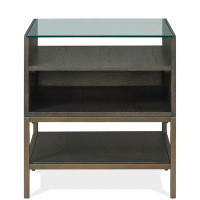 Everly Quinn Rectangle End Table