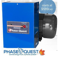 Phase Quest Converters | Rotary 3-Phase Converters | Transformers
