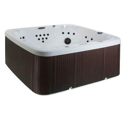 Lifesmart Spas Lifesmart Spas LS600DX 230 Volt 7-Person 65-Jet Square Hot Tub with Ozonator in Hot Tubs & Pools