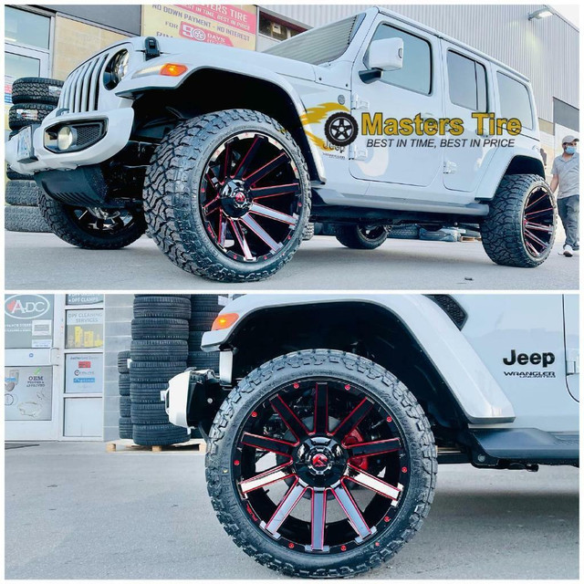 Finance Available : Brand New Rims and Tires at Zero Down in Tires & Rims in Woodstock