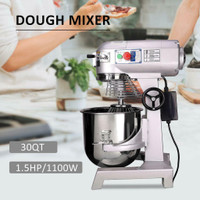 Dough Food Mixer 30 QT 1.5HP/1100W 3 Speed 7kg Capacity Multifunction Blender - brand new - FREE SHIPPING