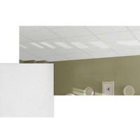 ARMSTRONG 24X24 X 5/8 (292) White Square Edge Ceiling Panel Smooth. Sound reduction & Class A fire retardant. 24 x 24