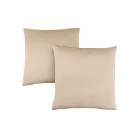 Orren Ellis Pillows, Set Of 2, 18 X 18 Square, Insert Included, Accent, Sofa, Couch, Bedroom, Polyester