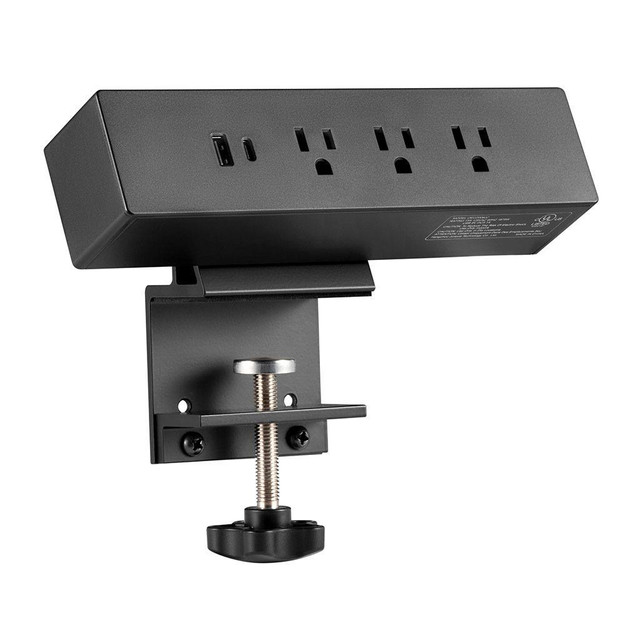 MotionGrey Clamp-Mounted Surge Protector - Black in Cables & Connectors