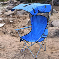 Arlmont & Co. Kristy Folding Camping Chair with Cushions