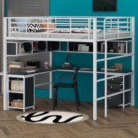 Isabelle & Max™ Aalyssa Kids Full Loft Bed with Drawers