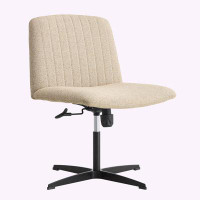 Mercer41 Office Chair Living Armchair Adjustable 360 ° Swivel Cushion Chair