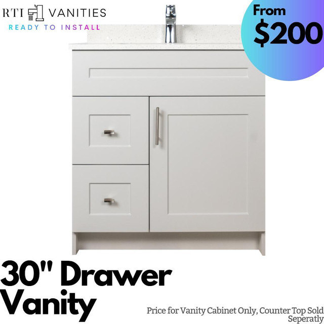 Bathroom Vanities at Unbeatable Prices - BUY STRIGHT FROM MANUFACTURER - Check Prices Online! in Cabinets & Countertops in Ontario - Image 2