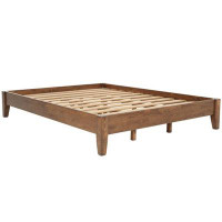 Millwood Pines Solid Wood Platform Bed Frame