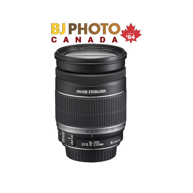 NEW Canon EF-S 18-200mm IS (ID: 1731)   BJ Photo- Since 1984 in Cameras & Camcorders