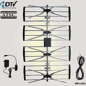 Weekly promo! 4 bay HDTV Antenna with amplifier, Electronic Master ANT2092, $49.99(was$59.99) in General Electronics