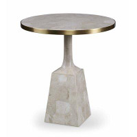 Maitland-Smith Pedestal End Table