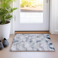 Bungalow Rose Machine Washable Indoor/Outdoor Leis ACN791 Gray 10' x 14' Rug
