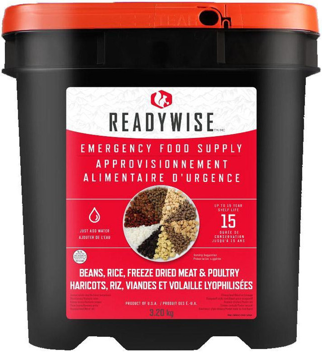 SURVIVALIST FREEZE DRIED MEAT SUPPLY -- 110 Servings to Stay Alive -- Readywise Quality Food Supply in Fishing, Camping & Outdoors