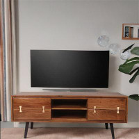 Orren Ellis Acacia Wood Tv Cabinet