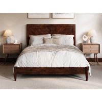 Lark Manor Pascarella Solid Wood Slat Bed