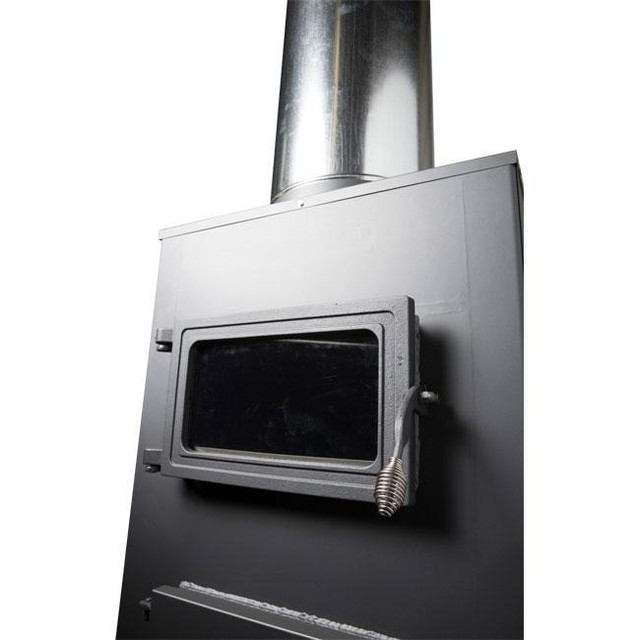 Hitzer Energy Master II Model 710 stoker hot air furnace - 160 Lb hopper Heats upto 3000 SquFt - 10,000 - 150,000 BTU in Fireplace & Firewood - Image 3