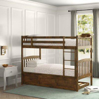 Greyleigh™ Baby & Kids Thomson Twin Over Twin Bed with Trundle
