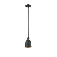 Brayden Studio Shept Mallet 1-Light Single Bell Pendant