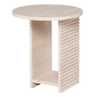 Foundry Select Tichelle Stone Sled End Table