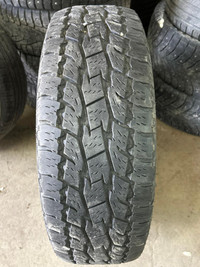 4 pneus dété P245/75R16 109S Toyo Open Country A/T II 55.0% dusure, mesure 7-7-7-7/32