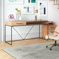 AllModern Brooks Office Desk and Filing Cabinet 2 Piece Set