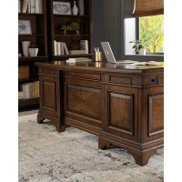 Andrew Home Studio Hassell Executive Desk With File Cabinets
