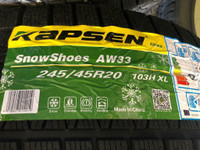 FOUR NEW 245 / 45 R20 KAPSEN SNOW SHOES WINTER TIRES -- CLEARANCE