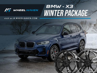 BMW X3 - Winter Tire + Wheel Package 2023 - WHEEL HAVEN Please Contact