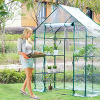 NEW PORTABLE GREENHOUSE OUTDOOR PLANTER WALK IN GREENHOUSE GC3432