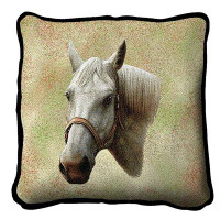 Pure Country Weavers Quarter Horse Cotton Throw Pillow