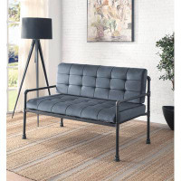 Williston Forge Brantley Upholstered Loveseat Grey And Sandy Grey