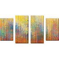 Picture Perfect International "See the Goodness of the Lord" by Mark Lawrence 4 Piece Painting Print on Wrapped Canvas S