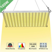NEW 100W LED GROW LIGHT 12 IN HYDROPONIC YELLOW YELLOW 888YL