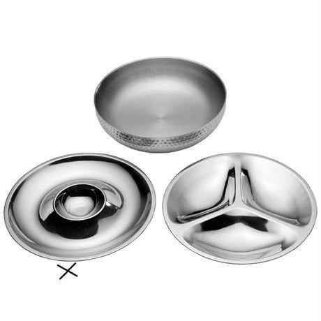 Double Wall 2 Piece Chip and Dip with Serve Bowl Set (MISSING MARKED DIP PIECE) in Other in Ontario