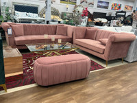 Pink Sofa and Loveseat on Sale !!!