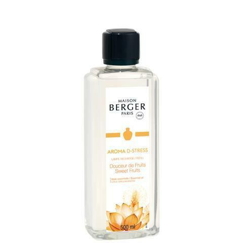 Maison Berger Aroma D-Stress Sweet Fruits Lamp Fragrance - 500 ml 415095 in Holiday, Event & Seasonal in Laval / North Shore