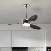 Ivy Bronx 52" LED Ceiling Fan with Remote Control