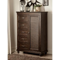 Darby Home Co Saravia 5 Drawer 42" W Gentleman's Chest