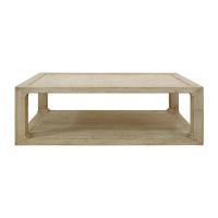 Lily's Living Milo Solid Wood Frame Coffee Table with Storage