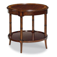 Woodbridge Furniture Regency Tray Top End Table with Storage