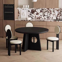 GOGOFAUC Nordic solid wood round dining table